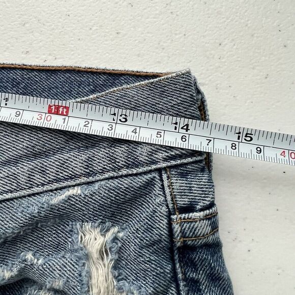 Agolde Jeans‎ 26 Feel Good Jamie Distressed Organic Cotton High Rise Button Fly - Picture 13 of 16